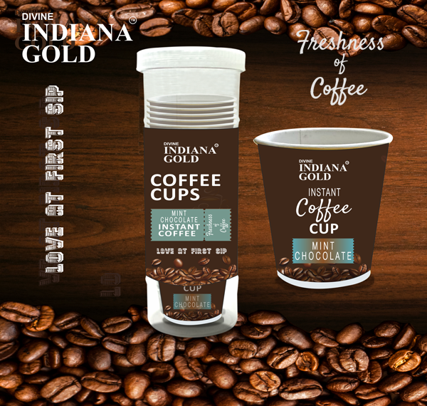 mint chocolate coffee cups