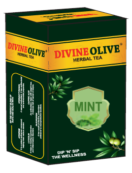 mint divine olive herbal tea
